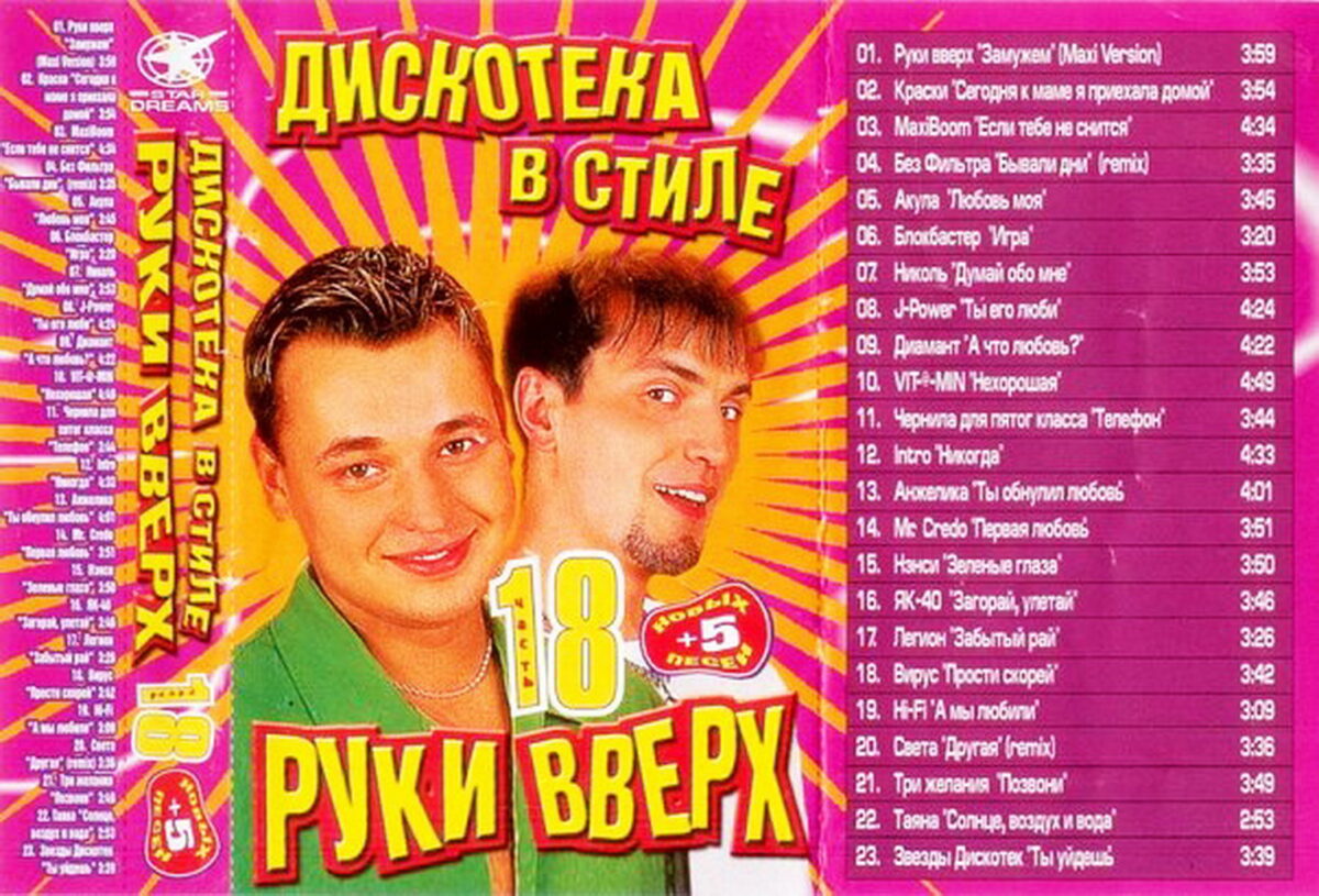Дискотека в стиле Руки вверх. Часть 18 (2002) Дискотека в стиле Руки вверх. Часть 18 (2002)